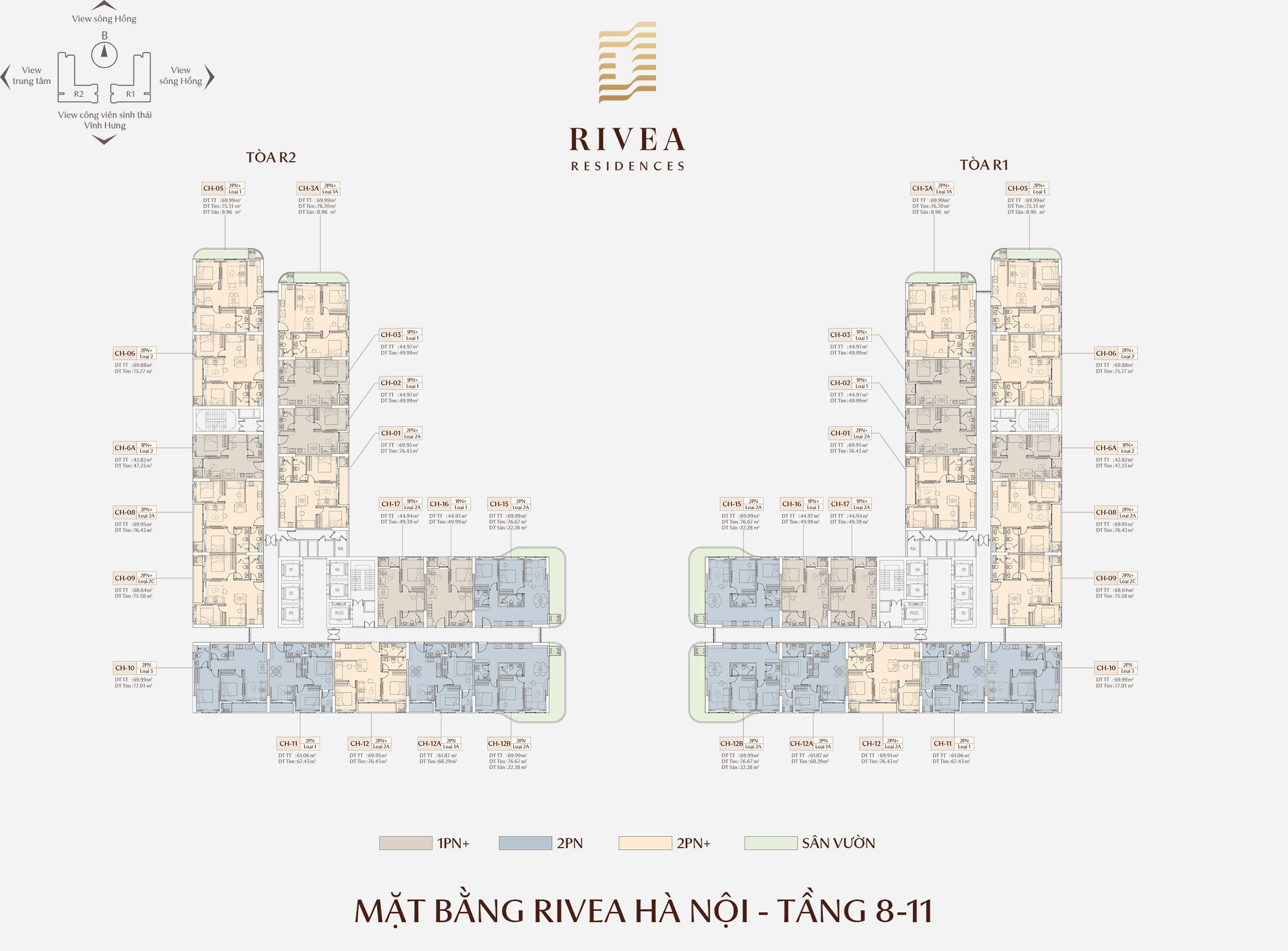 Thiết kế chung cư Rivea Hà Nội