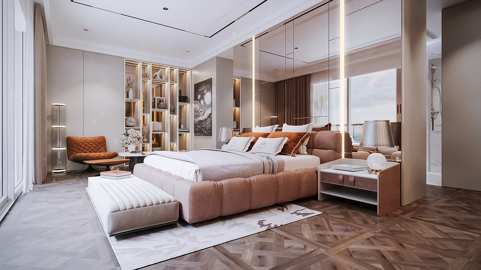 Nội thất phòng ngủ Noble Crystal Tây Hồ