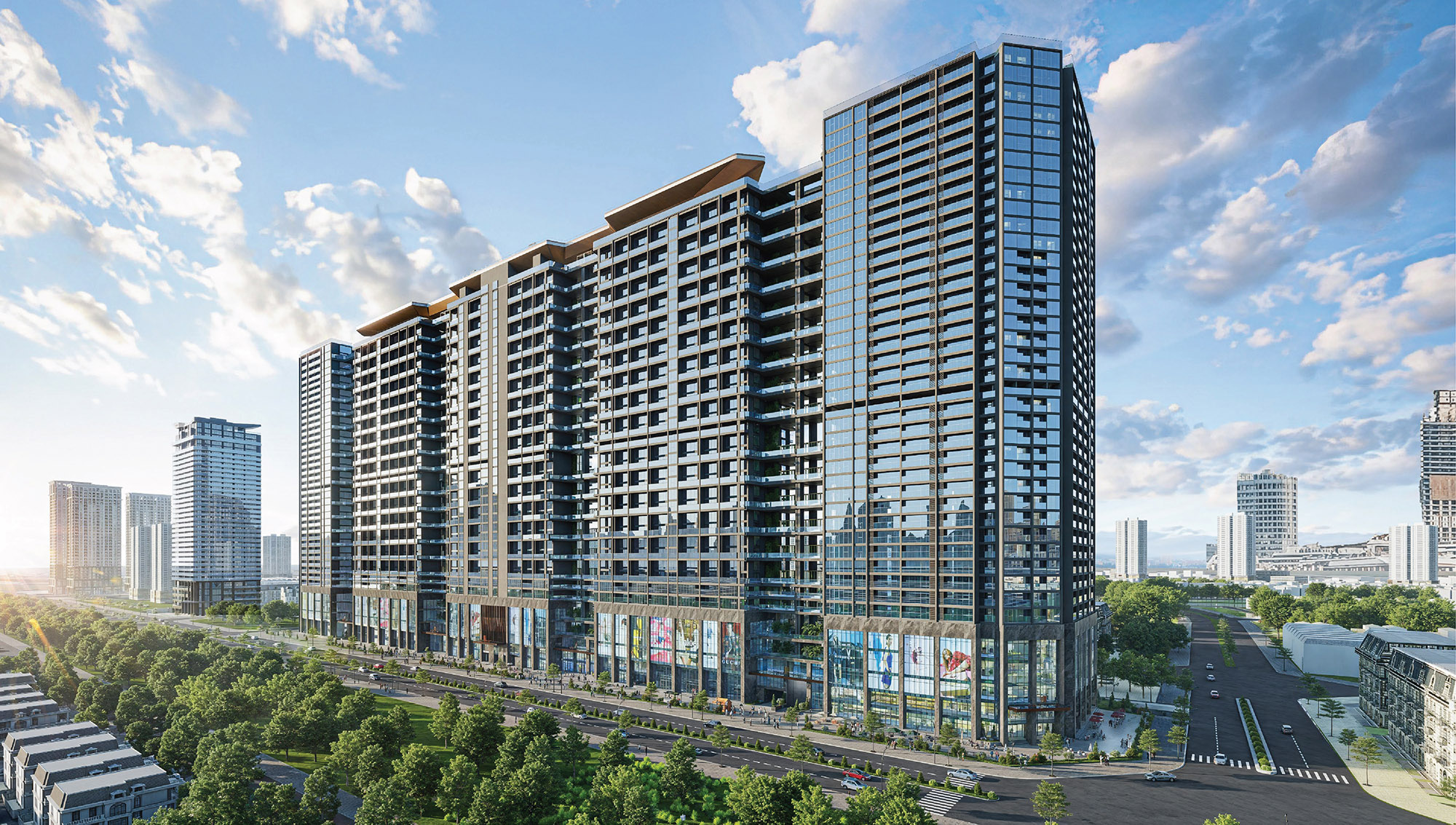 Phối cảnh khu căn hộ siêu sang Noble Crystal Tây Hồ