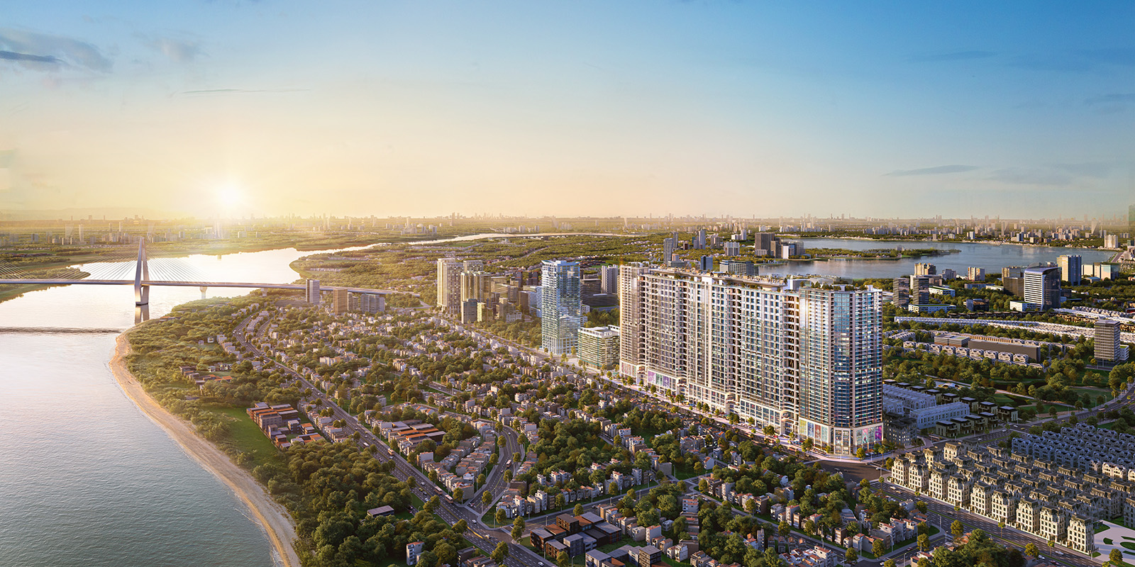 Phối cảnh tổng thể dự án Noble Crystal Tây Hồ