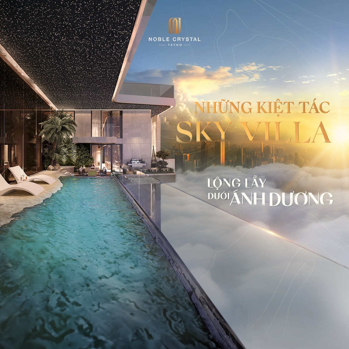 Sky Villa Noble Crystal Tây Hồ