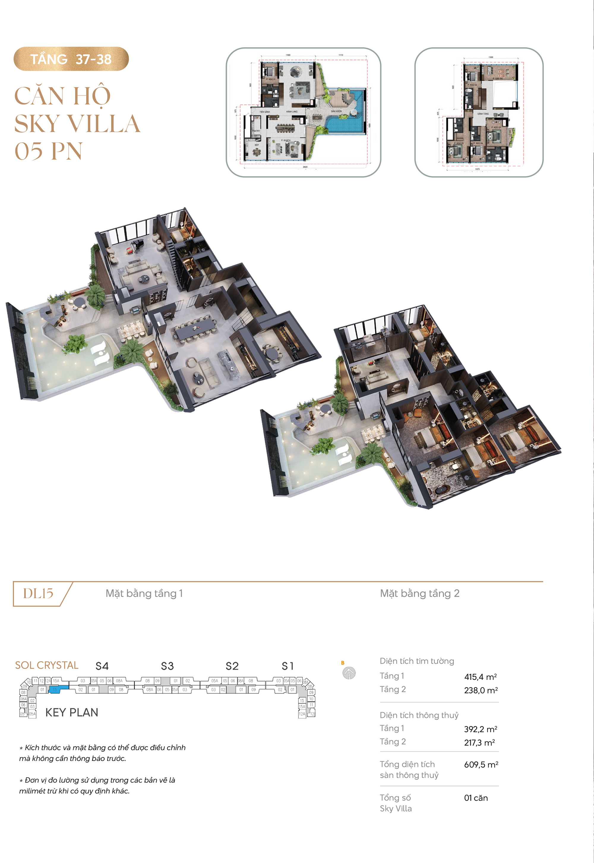 Thiết kế Penthouse Noble Crystal Tây Hồ