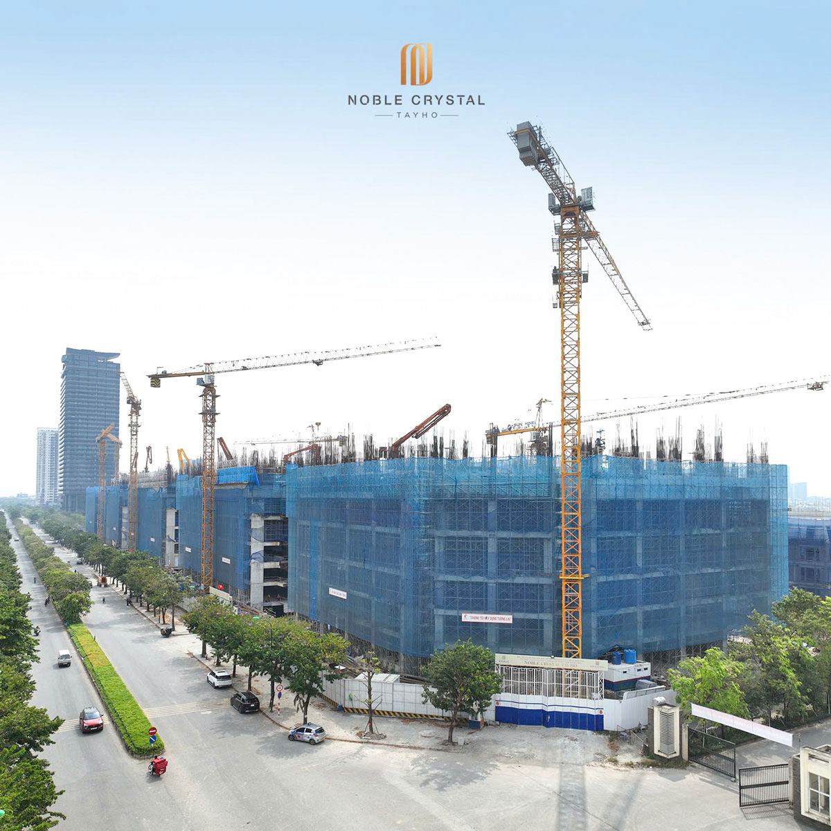 Tiến độ thi công Noble Crystal Tây Hồ - tháng 10/2024