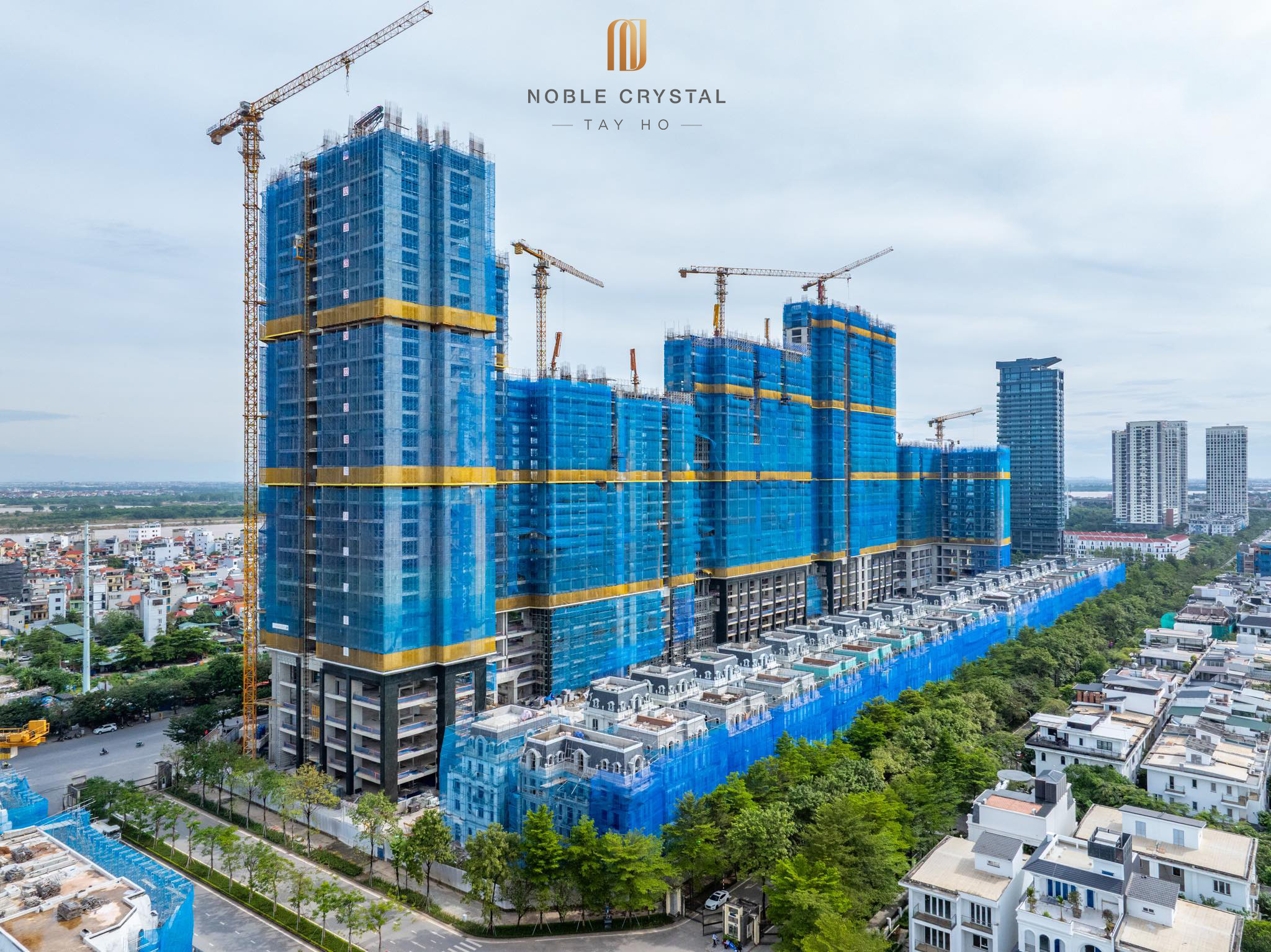 Tiến độ dự án Noble Crystal Tháng 11/2025