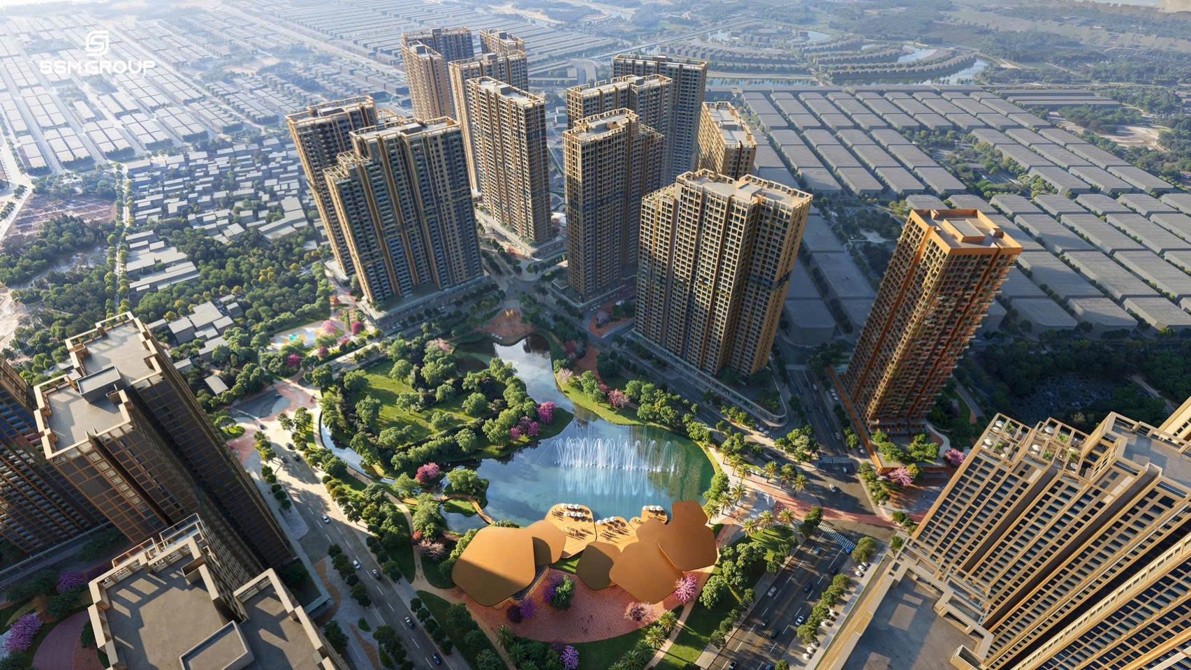 Phối cảnh tổng thể The Parkland Imperia Ocean City